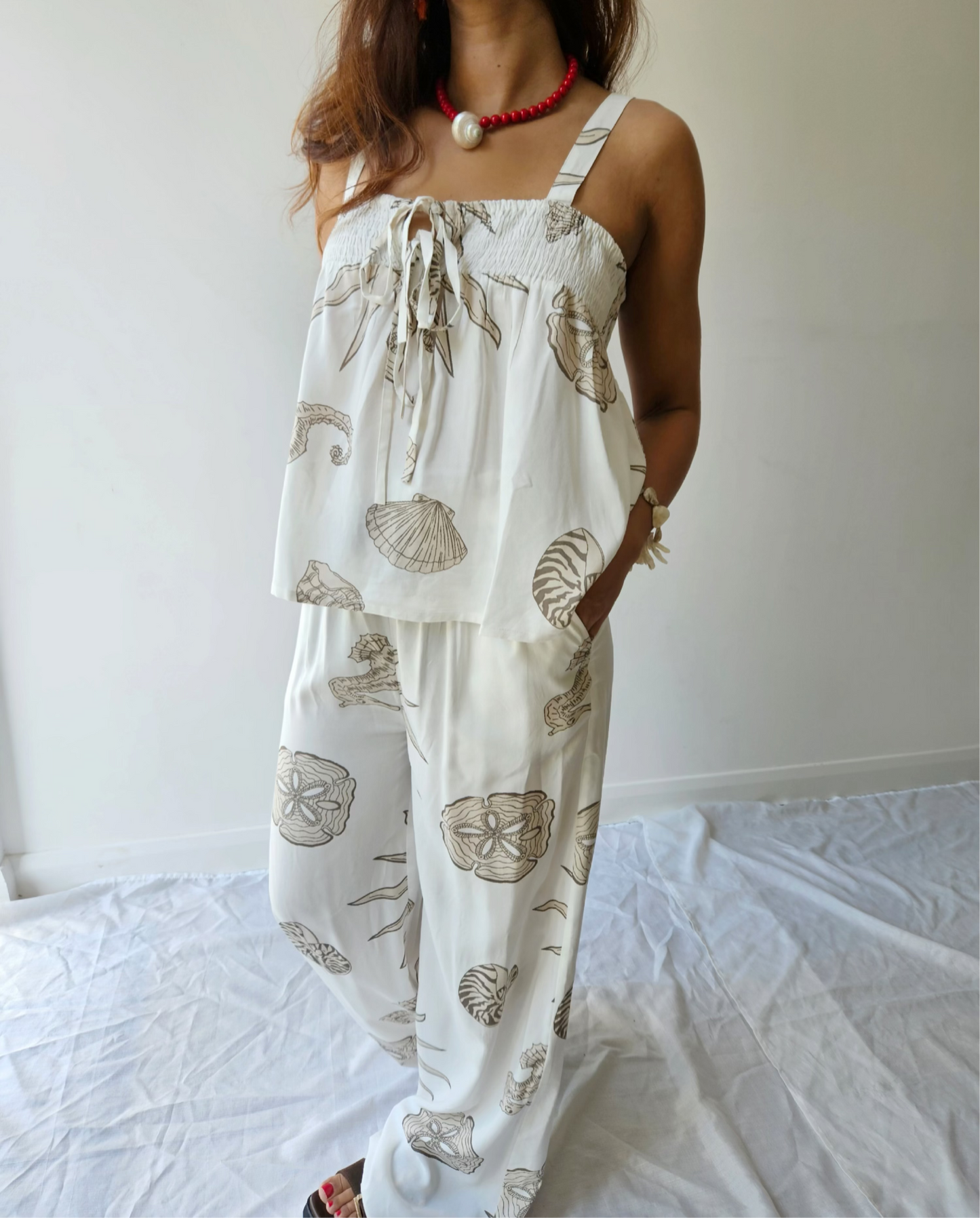 Ella Seashell Sun Babydoll Top